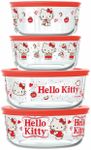 Pyrex 8-Piece Decorated Hello Kitty