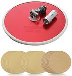 Goldblatt 9 Inch Drywall Sander, with 30pcs Sanding Discs-Hook and Loop 80 x 100/180 Mixed Grit, for Wall Cleaning and Polishing