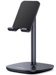 UGREEN Cell Phone Stand for Desk Adjustable Phone Holder Cradle Office Desk Accessories Weighted Base Compatible with iPhone 15 Pro/14 Plus/13/12 Pro Max/11/SE/XS/XR/Samsung Galaxy S23 Black