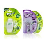 Stop-O One Touch Power Spray, Instant Bathroom/Toilet Freshener with Lemongrass and English Lavender Fragrance Refill, Lasts for 100 Sprays (1 Dispenser + 3 Refills)