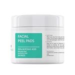 Glycolic Acid Pads 35% AHA Facial Resurfacing Pads Exfoliating Face Wipes Peel Pads, Exfoliant Pads for Face, Acid Peel for Face Glycolic Acid Serum 50 Pads