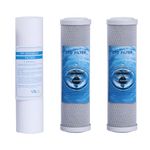 HUINING 1-3 Stage 10" Water Pre-Filter Set Replacement Water Filter Compatible With APEC RO Water Filter System Essence, Ultimate RO,ROES,10” RO Filter,Countertop 3-Stage water filter system (1)