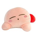 Club Mocchi Mocchi Suya Suya Sleeping Kirby Mega Plush Toy - 15" Cute Plush Squishy Toys - Licensed Kirby Figure Soft Toys - Kirby Room Decor Bed Pillow - Kids Toys for 3 Year Old Boys & Girls