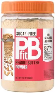 PBfit No Sugar Added Peanut Butter Powder, Powdered Peanut Butter Spread from Real Roasted Peanuts, 8g Protein, Made with Erythritol and Monk Fruit, 13 Ounce (Pack of 1)