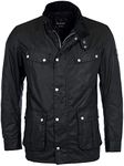 Barbour International Men's Waxed Duke Jacket Black L