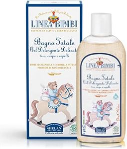 Helan, Linea Bimbi BIO, Gel Detergente Delicato, Bagnoschiuma e Shampoo per Neonati con Proteine di Mandorle Dolci e dagli Estratti di Fiori di Calendula e Camomilla, 250ml