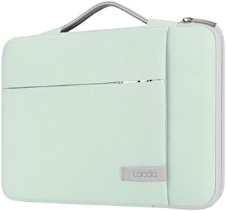 Lacdo 360° Protective Laptop Sleeve Case Computer Bag For 15.6" Acer Aspire 5 3/Chromebook 315, Lenovo Ideapad, Asus Fx505/Chromebook, Msi Gf63,Hp 15-Dy1731ms/Pavilion,Dell Inspiron Notebook Bag,Green