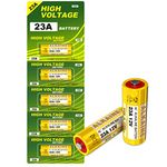 5Pcs 23A A23 12V Alkaline Battery MN21/ A23 / 23A / V23GA / LRV08 / 8LR932 for use in remote controls wireless doorbells and security systems