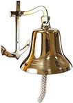 Ships Bell - Large - Solid Brass W/