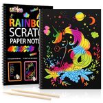 3 4 5 6 7 8 9 10 Year Old Girls Boys Gifts, Unicorn Gifts for Girls Age 3-10 Scratch Art for Kids Girls Birthday Presents Girls Toys Age 3-10 Gifts for 3-10 Year Old Girls Toys for 3-10 Year Old Girls