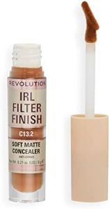 Makeup Revolution- IRL Filter Finish Concealer- C13.2 | Full coverage | Breathable and lightweight |Blends effortlessly | Soft matte finish |Crease proof, sweat proof, waterproof | 6gm