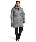 The North Face Women's Plus ThermoBall Eco Parka, TNF Medium Grey Heather, 3X