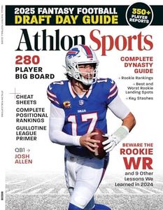 Athlon Sports - Fantasy Football 2025: 350+ Player Reports, 280 Player Big Board, League Domination, Top Picks, Cheat Sheets, Positional Rankings, ... Rookie Rankings & More! Saquon Barkley