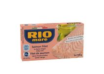 Rio Mare - Salmon Fillet in Extra Virgin Olive Oil, Skinless & Boneless, 125g