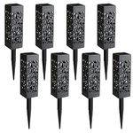 Maggift 8 Pcs Solar Powered LED Garden Lights Automatic Led for Patio Yard and Garden