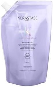 Kérastase Blond Absolu, Hydrating Illuminating Shampoo, For Lightened, Highlighted and Grey Hair, With Hyaluronic Acid & Edelweiss Flower, Bain Lumiere, Refill Pouch 500ml