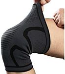 Elastic Knee Support Compression Brace Sleeve For Sports Joint Pain Arthritis (Large (42cm-47cm))