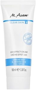 M. Asam CLEAR SKIN – Crème anti-acné 24 h (100 ml), crème matifiante contre les impuretés, hydrate et rafraîchit, resserre les pores et purifie, effet apaisant et anti-inflammatoire