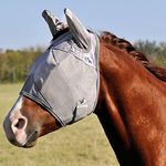 Cashel Crusader Fly Mask with Ears,Gray,Weanling