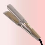 ELLA BELLA® Titanium Flat Iron Hair Straightener (with Infrared) • Professional Straightening Iron • Digital Display to Accurately Control Temperature • As Featured in Good Housekeeping