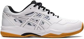 ASICS Men's Gel-RENMA Pickleball Shoes, 10.5, White/Black