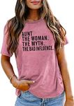 Aunt Shirts for Women Auntie T-Shir