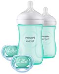 Philips Avent Natural Baby Bottle Teal Baby Gift Set, SCD837/02