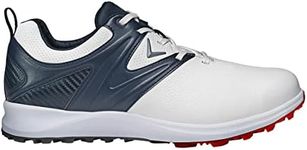 Callaway Men's Adapt Golf Shoe, White Navy, 7.5 UK