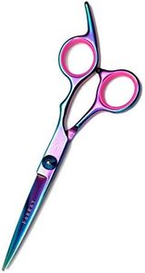 FARRAY Hair Cutting Scissors，6.5 Inch Professional Stainless Steel Barber Hair Scissors，for Both Salon and Home Use (Aurora color)