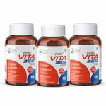 FYTIKA HEALTHCARE PRODUCTS Vita 365, Multivitamin Tablet With Probiotics Vitamin B12, C, D3, E, Zinc, Biotin, Mineral, Ginseng & Ashwagandha, Enhances Energy, Immunity, Hair & Skin (Pack Of 3)