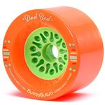 Orangatang Dad BOD 105 mm 80a Electric Longboard Skateboard Cruising Wheels w/Loaded Jehu V2 Bearings (Orange, Set of 4)