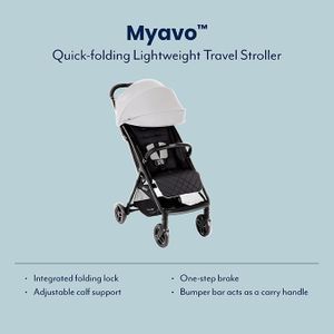 Graco Myavo Compact Stroller – Steeple Gray