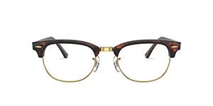 Ray-Ban Unisex Clear Lens Square Frames - 0RX5154