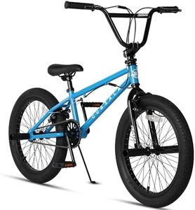 cubsala Freestyle BMX Bike, 20 Inch Kids Bicycle for 7-13 Years Old Kids and Beginner Level Rider, Blue
