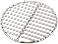 BBQ High Heat Stainless Steel Charcoal Fire Grate Fits for Large Big Green Egg Fire Grate and Kamado Joe Grill Parts Charcoal Grate Replacement Accessories(9'')