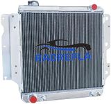 RADREPLA 3 Row Aluminum Radiator for 1987-2006 Jeep Wrangler TJ YJ 2.4L/2.5L L4 4.0L/4.2L L6 GAS Radiador for 88 89 90 91 92 93 94 95 96 97 98 99 01 02 03 04 05 Automotive Replacement Engine Radiators