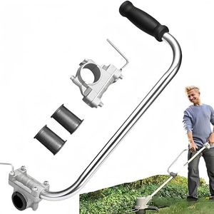 FeBohao Trimmer Grip Handle Extension Ergonomic with Bracket Clamp Weed Eater Handle Grip for Lawn Care Yard Trimming Edging Landscaping Tool Part Accessory