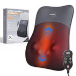 Back Massager with Heat, 4D Shiatsu Massager for Pain Relief Deep Tissue, Up and Down Rolling Back Massage, Ultrathin Lower Back Massager for Chair, Gift for Mother Women Men Parents
