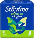 Stayfree Regular Pads With Wings 20 Pack