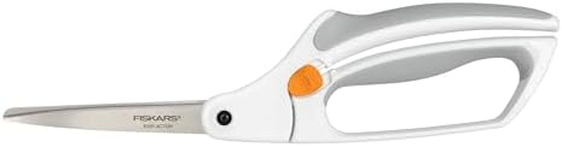 Fiskars Softgrip All-Purpose Scissors, Stainless Steel, White/Orange, 26 cm