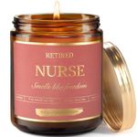 Retired Nurse 2022-9oz Soy Candle ; Fun Nurse Retirement Gifts for Women and Men, Farewell Party Retirement Gifts for Nurses, Retired Nurse Candle Present, Retired Nurse Gifts for Women, Caregiver