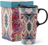 Topadorn Tall Ceramic Travel Mug wi