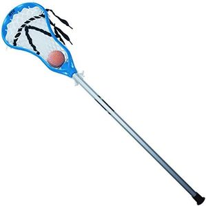 STX Lacrosse Mini Power with Aluminum Handle and Ball, Cyan, One Size