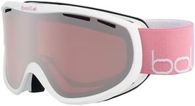 Bolle Sierra White Pink Shiny/Vermillon Gun Cat.2 | Small-Medium - Snow Goggles Feminine-Adult