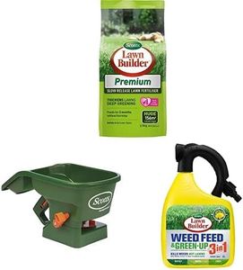 [Ultimate Lawn Bundle] Scotts HANDYGREEN Spreader II + Lawn Builder Premium 2.5KG + Weed, Feed, Green UP 2L