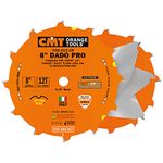 CMT 230.012.08 8-Inch by 12 Teeth 5/8-Inch Bore Precision Dado Saw Blade