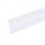 uxcell Frameless Glass Shower Door Sweep, 137.8" Long, for 1/4"(6mm) Glass, H-Type Door Side Seal Strip