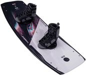 Hyperlite Cryptic Jr. Kids Wakeboard 128 W/Remix Bindings Black/White (4-8)