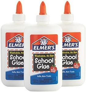 Elmer's Liquid School Glue, White, Washable, 7.625 Ounces, 3 Count Slime Kit