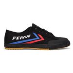 Feiyue 1920 Lo Canvas Trainers Black Blue Red